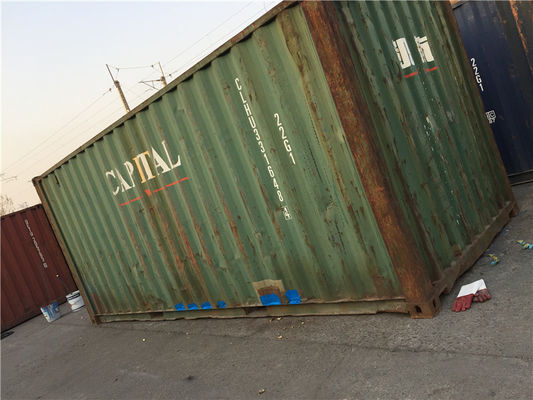 China Contenedores de almacenamiento del metal de 20 pies/carga útil internacional del envase 28000kg proveedor