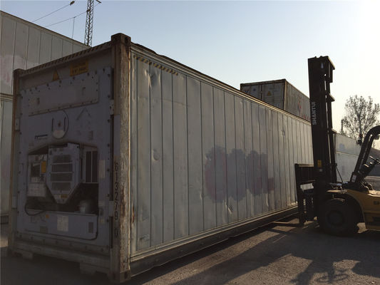 China Seque los contenedores de almacenamiento del metal de la segunda mano para la logística y transpórtelos proveedor