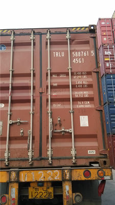 China Volumen de acero rojo 33 Cbm de los contenedores de almacenamiento de la mano del pie segundo del acero 20 proveedor