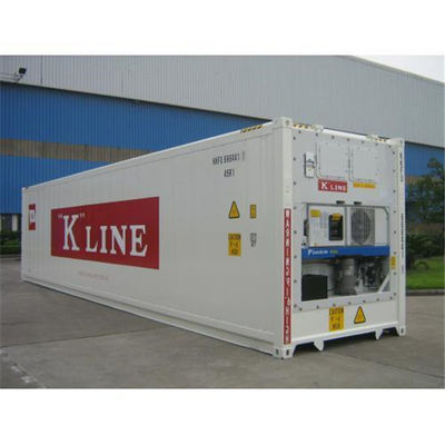 China Volumen usado 28cbm de la carga útil 22000kg de los contenedores del envase/del refrigerador del chaquetón proveedor