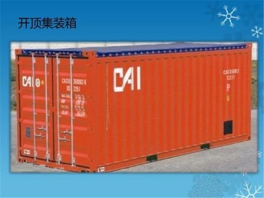 China El acero utilizó la carga útil de tragante abierto 30500kg del contenedor/arriba el envase de tragante abierto del cubo proveedor