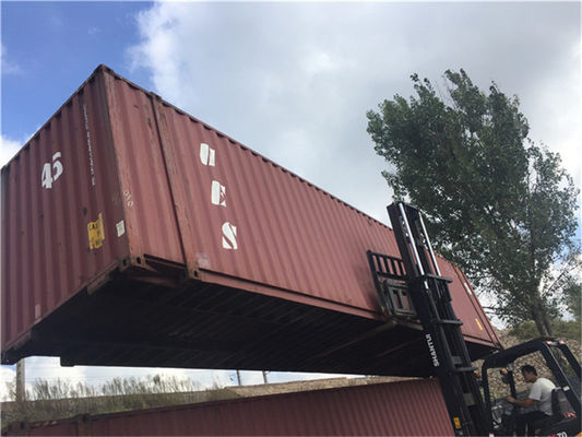 China De acero seque los 2dos contenedores de la mano para el transporte por carretera proveedor